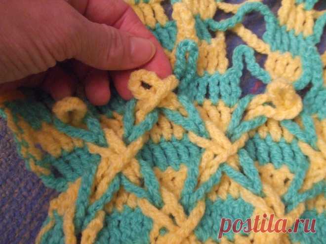 My world of crochet: Tutorial Polnischer Stern: Die Verschlingung