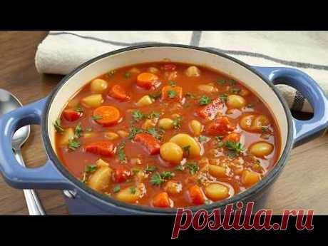 Этот овощной суп лечит мой желудок, как лекарство! Просто и вкусно