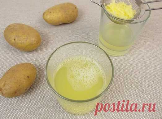 Полезные свойства картофельного сока