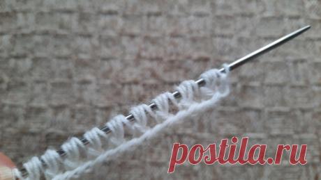 Вязание с Галиной и не только. | Ну, очень просто ВСЕГО 2 РЯДА! Такую красоту вы будете вязать и вязать.