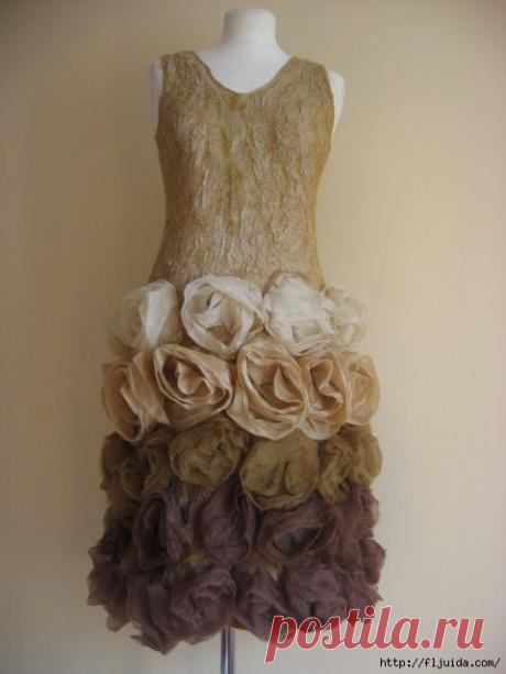 2 часть. Цветочные текстильные украшения.