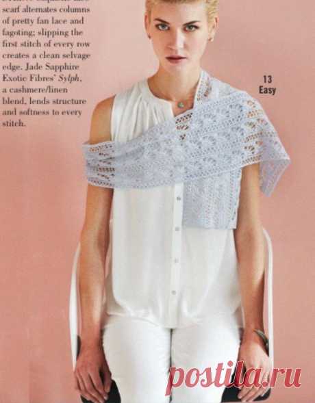 Шарф Fan Lace, Vogue ss 2014