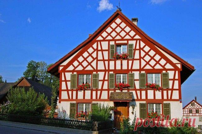 ⒽⓂ Фахверковые дома (54 фото): стиль и надежность, проверенные столетиями - HappyModern.RU