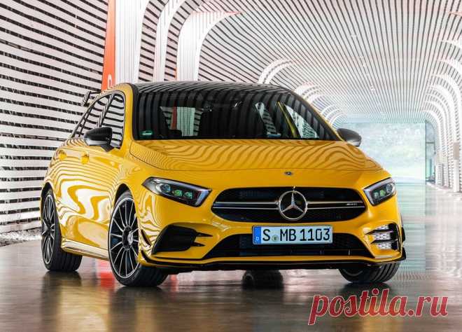 Mercedes-AMG A 35 4MATIC – заряженный хэтчбек Мерседес АМГ А 35 4 Матик - цена, фото, технические характеристики, авто новинки 2018-2019 года