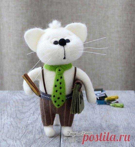Добрый мир валяных игрушек Елены Коверт