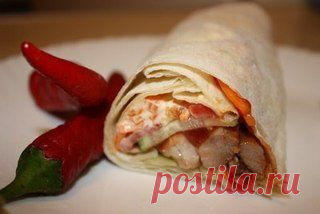 Домашняя шаурма - Простые рецепты Овкусе.ру