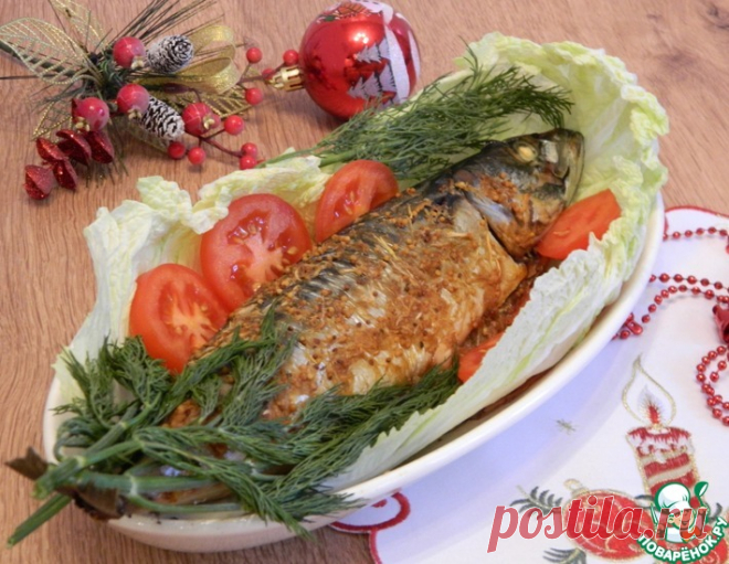 Скумбрия, запеченная в духовке – кулинарный рецепт