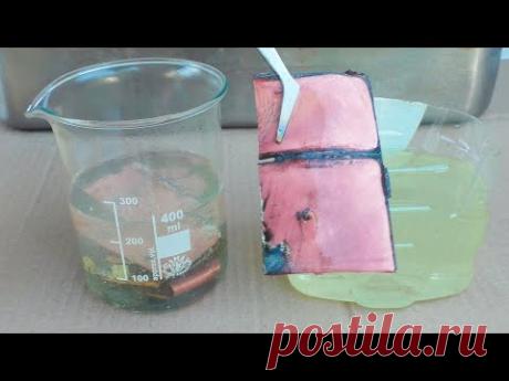 Снимаю посеребрение экономным способом.