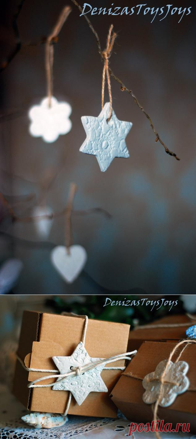 Изготовление бирок из полимерной глины для упаковки товаров и подарков. Декор для пасхальных букетов и венков..