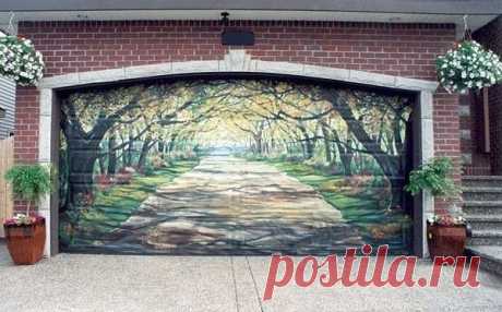УКРАШЕНИЕ СТАРОГО ГАРАЖА