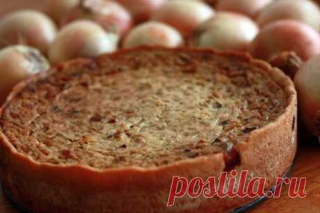 Немецкий луковый пирог (Zwiebelkuchen)