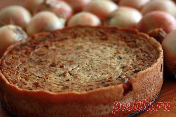 Немецкий луковый пирог (Zwiebelkuchen)