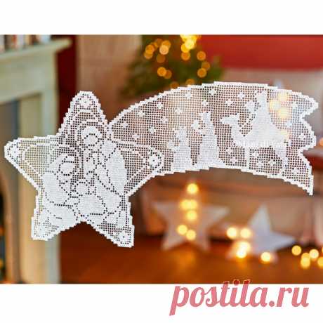 Схема реализации филе-кометы крючком