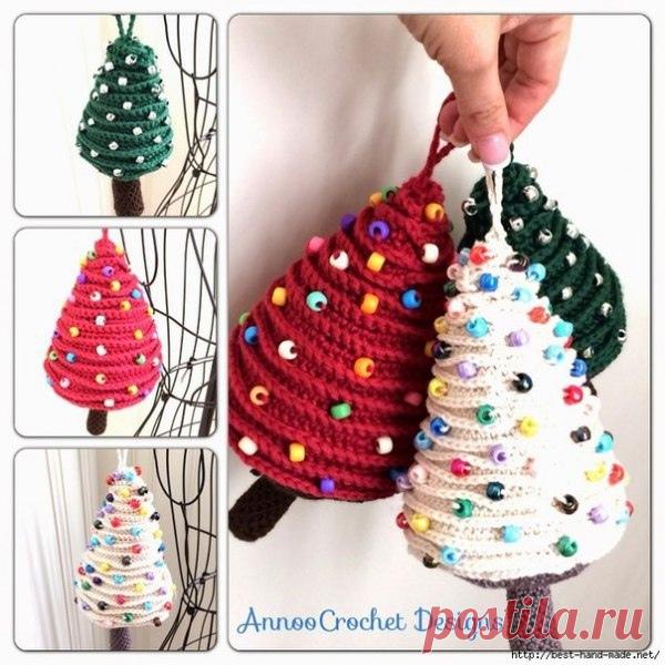 Новогодние елочки крючком: мастер-класс Новогодние елочки крючком: мастер-классЧем больше ёлок в доме, тем счастливее праздник.