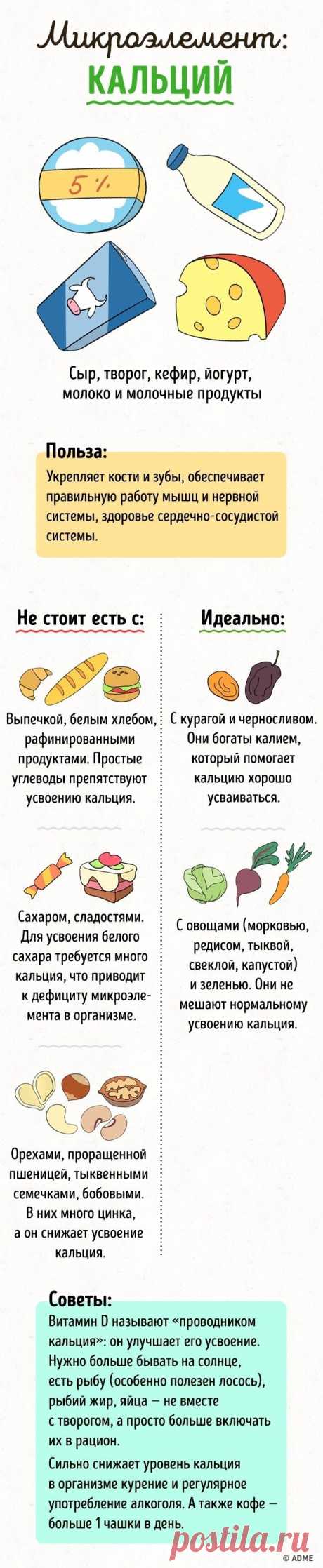 Полезные микроэлементы и витамины в еде не всегда дружат и даже могут блокировать усвоение друг друга (а порой, наоборот, усиливать). Чтобы свести к минимуму нежелательные сочетания, не стоит налегать...