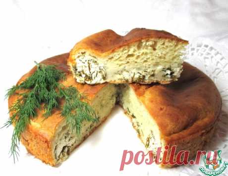 Пирог с творогом и зеленью "Аппетитный" – кулинарный рецепт