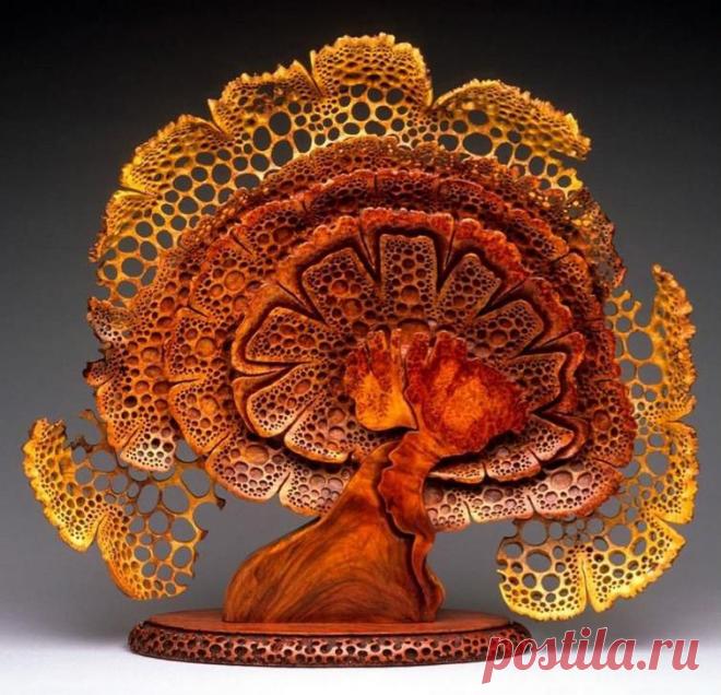 Mark Doolittle. Необыкновенная резьба по дереву и тыкве
