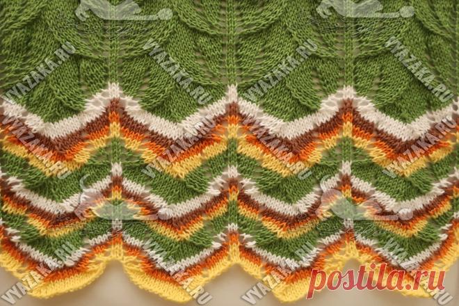 Сложный ажурный узор Миссони | Вязание спицами и крючком Сложный ажурный узор Миссони - это красивый узор с большим количеством выполнения в раппорте накидов и трёх петель вместе с наклонами вправо и влево.