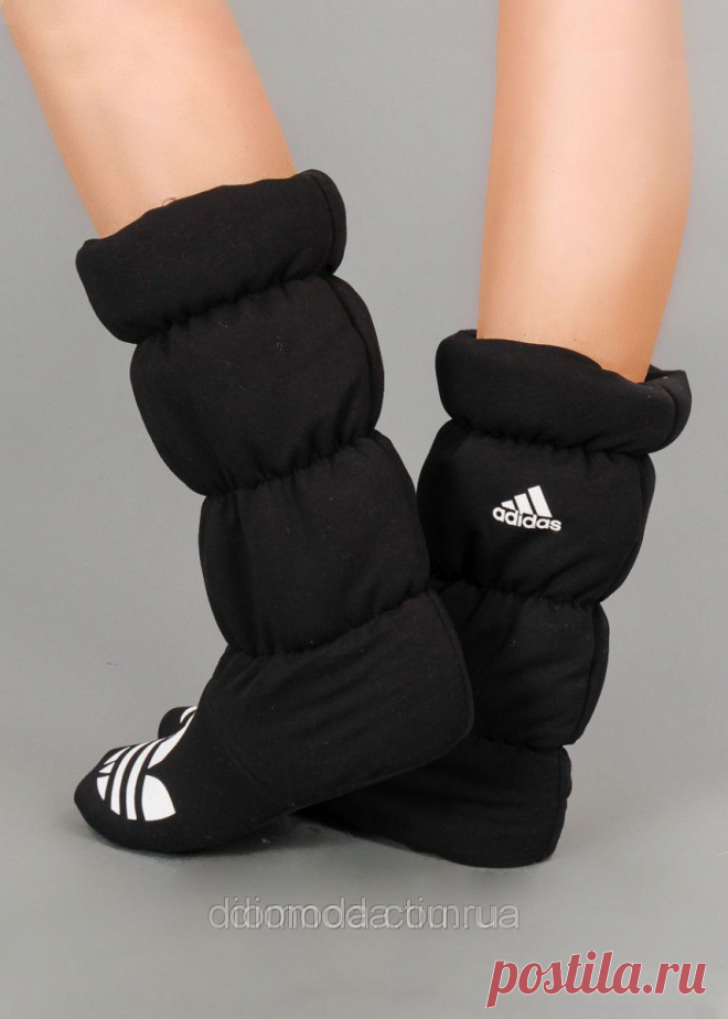 Домашние тапочки-сапожки "Adidas" трикотажные, цена 570 руб., купить Одесса — Tiu.ru (ID#34718711)