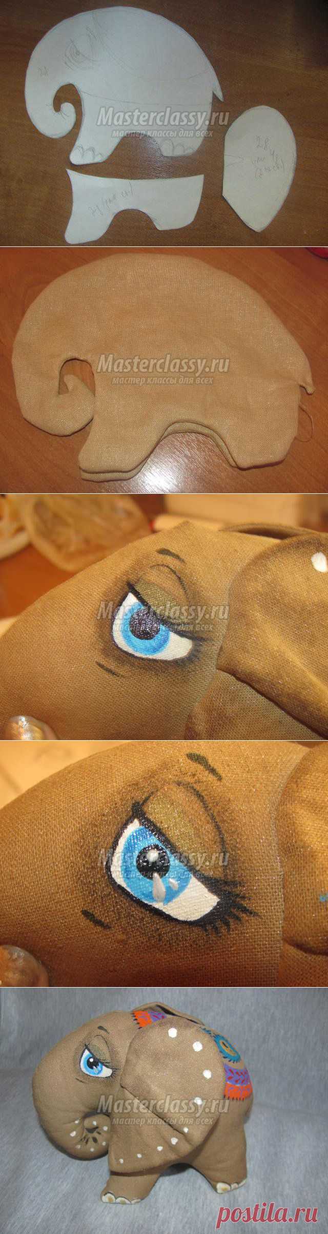 Интерьерная игрушка - ароматический слоник. Мастер класс с пошаговым фото