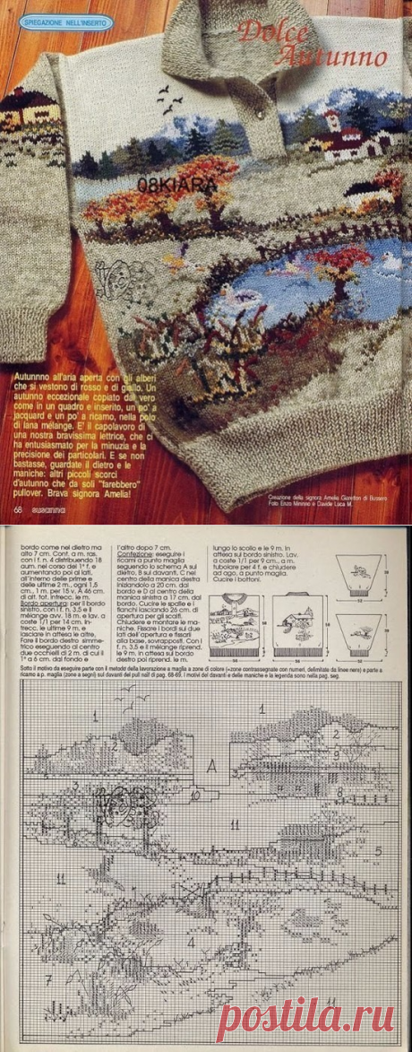 Шикарный узор для жаккарда.