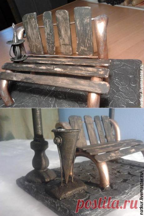 Часы &quot;В парке&quot; - Ярмарка Мастеров - ручная работа, handmade