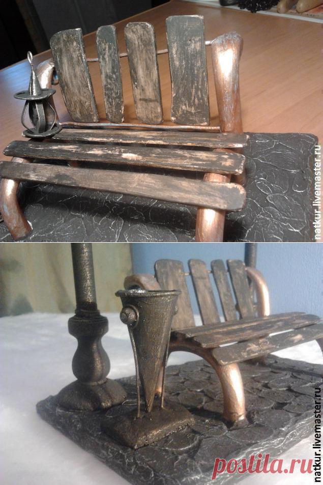 Часы "В парке" - Ярмарка Мастеров - ручная работа, handmade