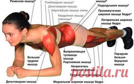 Хотите изменить свое тело за 28 дней? Упражнение "планка" поможет вам в этом!
