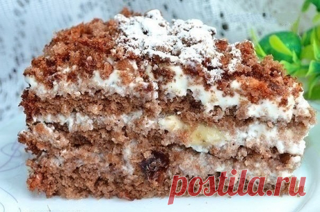 Очень вкусный тортик
Ингредиенты:
яйца 4 шт
сахар 150 г
мука 120 г
орехи измельченные (лучше грецкие) 90 г
разрыхлитель 1 ч л с горкой
2-3 ст л меда
какао-порошок 2 ст л
Для приготовления крема:
сметана 450 г
сахар 5-6 ст л
Кроме того 1 банан, горсть чернослива.
Приготовление:
Взбиваем яйца комнатной температуры с сахаром 10 мин. Добавляем мед, снова взбиваем.
Муку смешать с какао и разрыхлителем. Добавляем орехи и мучную смесь в тесто. Перемешиваем.
Вылить тесто в форму 2...