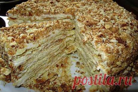 Потрясающий вкус, родом из детства! Просто вкуснятина! Торт, приготовленный в домашних условиях!
Торт &quot;Наполеон&quot;! Смотри на сайте...