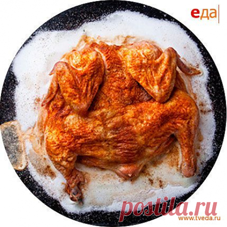 Цыпленок по-бургундски

не бойтесь что будет пересол.
Легко и вкусно