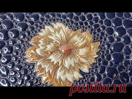 Стежка с 3Д эффектом! Используем джинс и создаем эксклюзив.