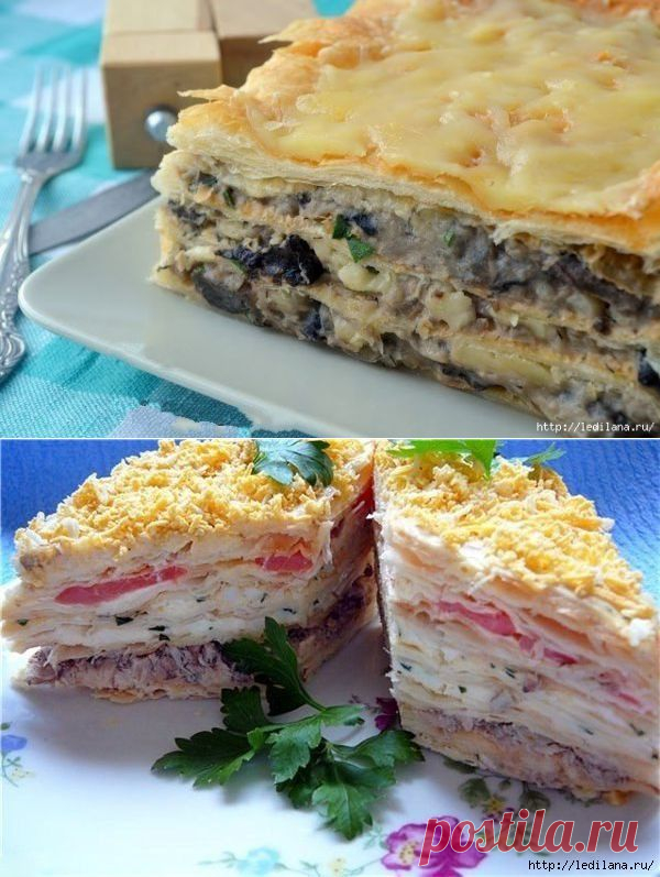 Отличные рецепты. Горячий Наполеон и Закуска Наполеон