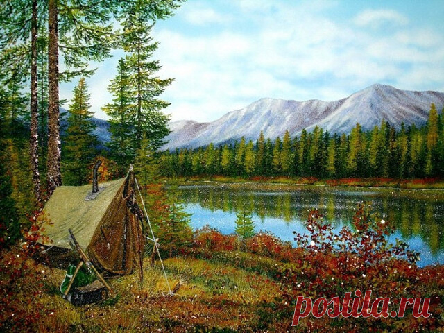 Алексей Мосман . Картины из самоцветов