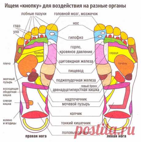 Вас приятно удивит то, что произойдёт после массажа стоп!