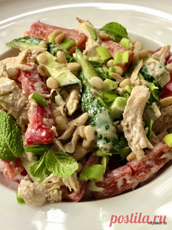 Корейский салат с куриной грудкой под ореховым соусом: glorioza3 — ЖЖ