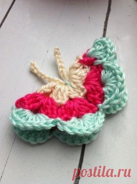 Вязаные бабочки (УЗОРЫ КРЮЧКОМ) | Журнал Вдохновение Рукодельницы