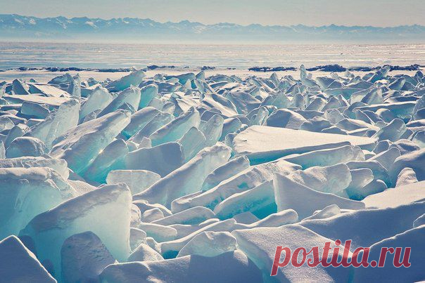 Бархатные торосы на Байкале / Социальная погода