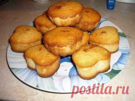 Манные кексики.