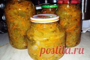 Закуска из зеленых помидоров на зиму