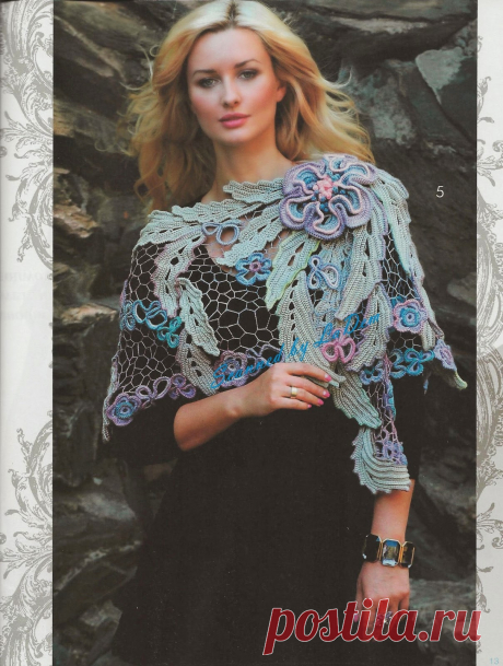 Irish crochet &amp;: Capes Irish lace.