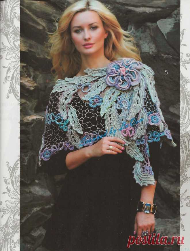 Irish crochet &: Capes Irish lace.