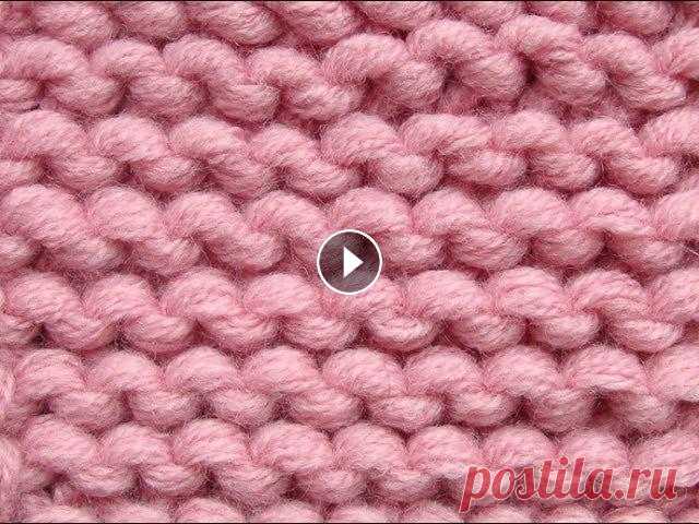 Платочная вязка Узор 1 Вязание спицами для начинающих *РУКОДЕЛЬНИЦАМ НА РАДОСТЬ* http://ali.pub/jik3a http://www.knittingforbeginners.ru/ Здесь каталог всех видео-уроков вязания спицами для начинающих с п...