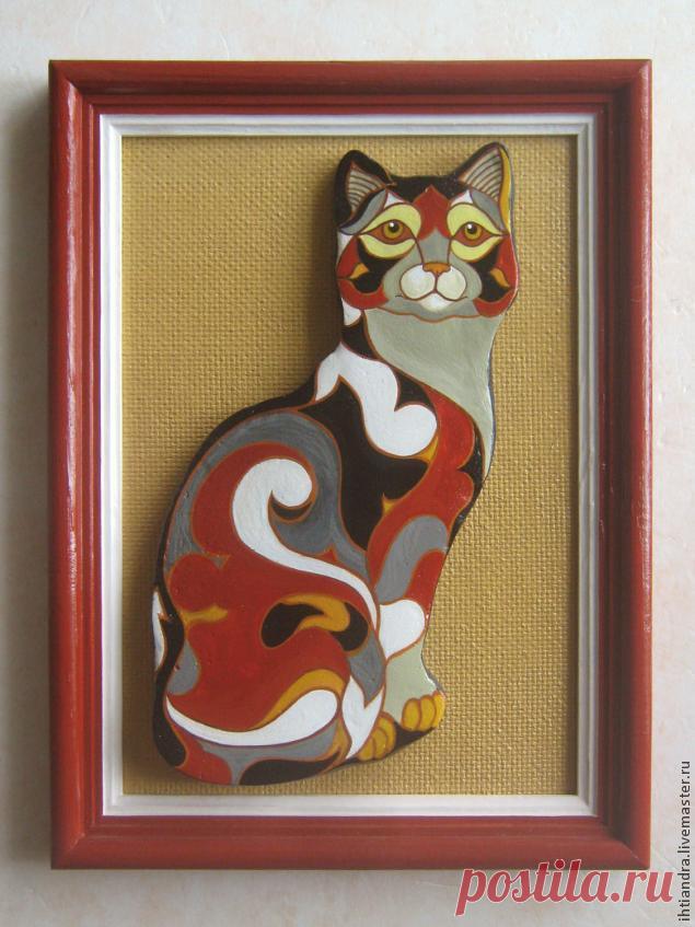 Мастер-класс: кошка из солёного теста в стиле De Rosa/Rinconada - Ярмарка Мастеров - ручная работа, handmade