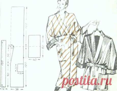 Халаты (выкройки, шитье)