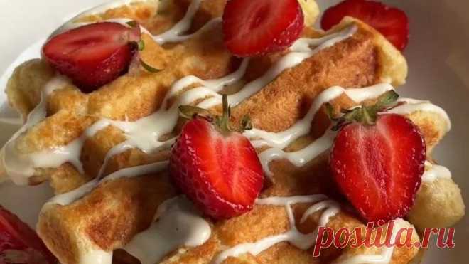 Вафли из овсянки и творога