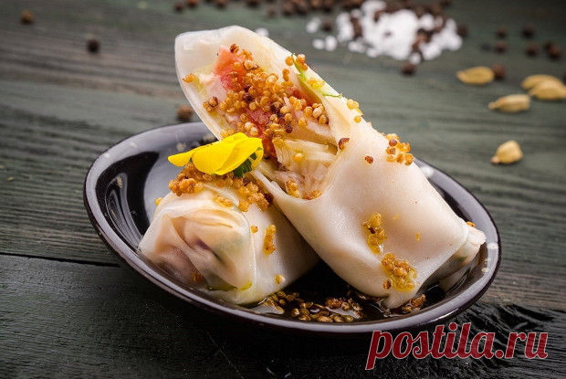 Спринг-ролл с овощами рецепт Китайская кухня: Закуски. «Еда»