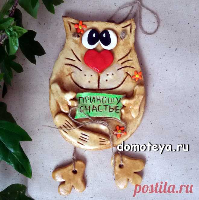 Коты из соленого теста - Фото | Домотея