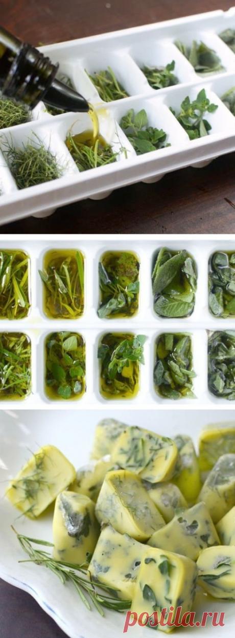 Теперь я буду замораживать травы только так! Удивительный метод… — Копилочка полезных советов