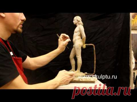 Лепка фигуры человека. Часть IV